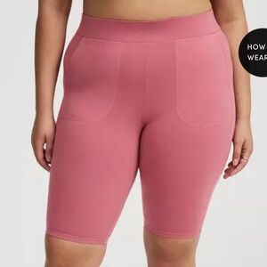 Women's Pink Biker Shorts